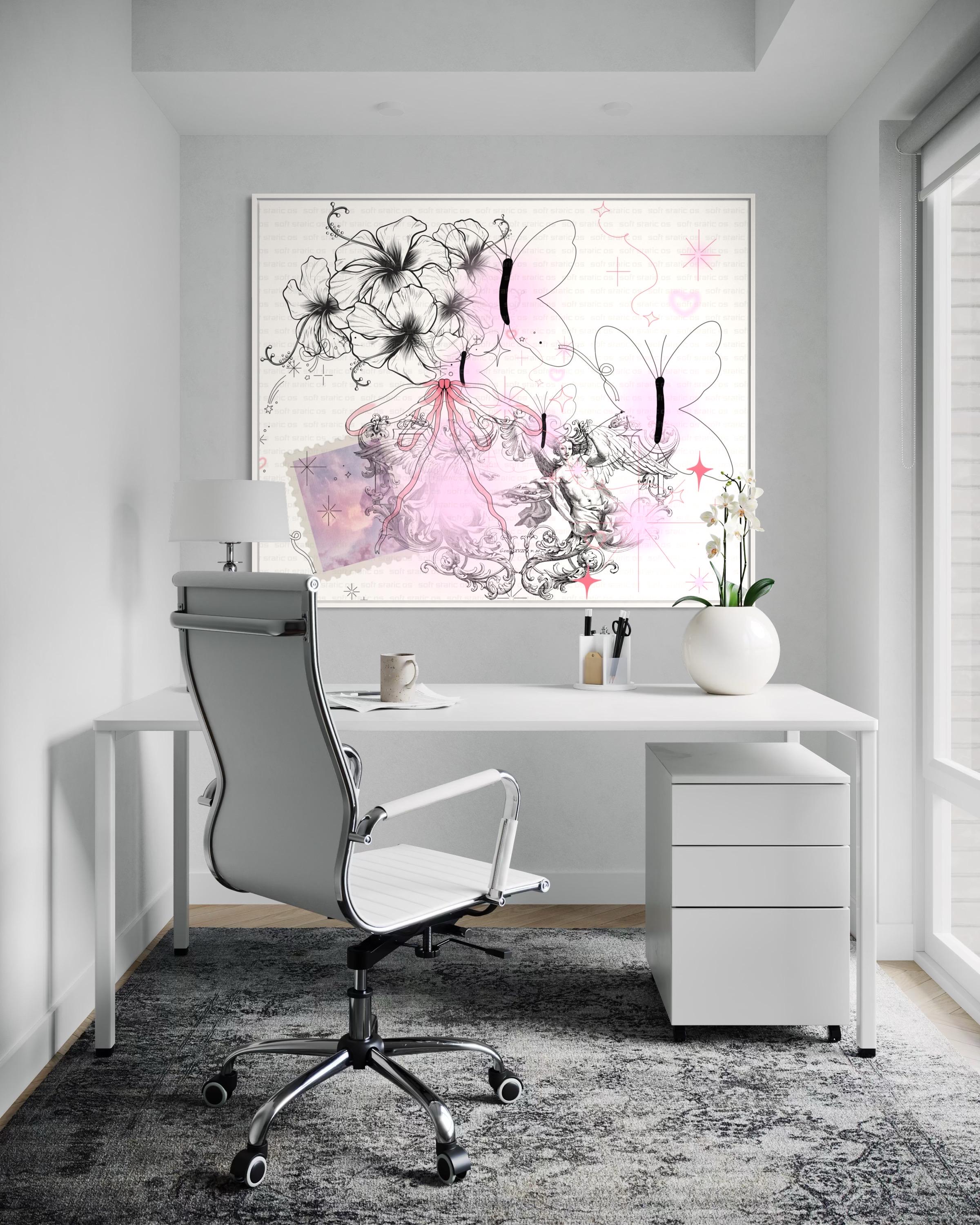 Whimsical Butterfly & Floral Art ♡ Instant Digital Print (Flutter & Bloom!)