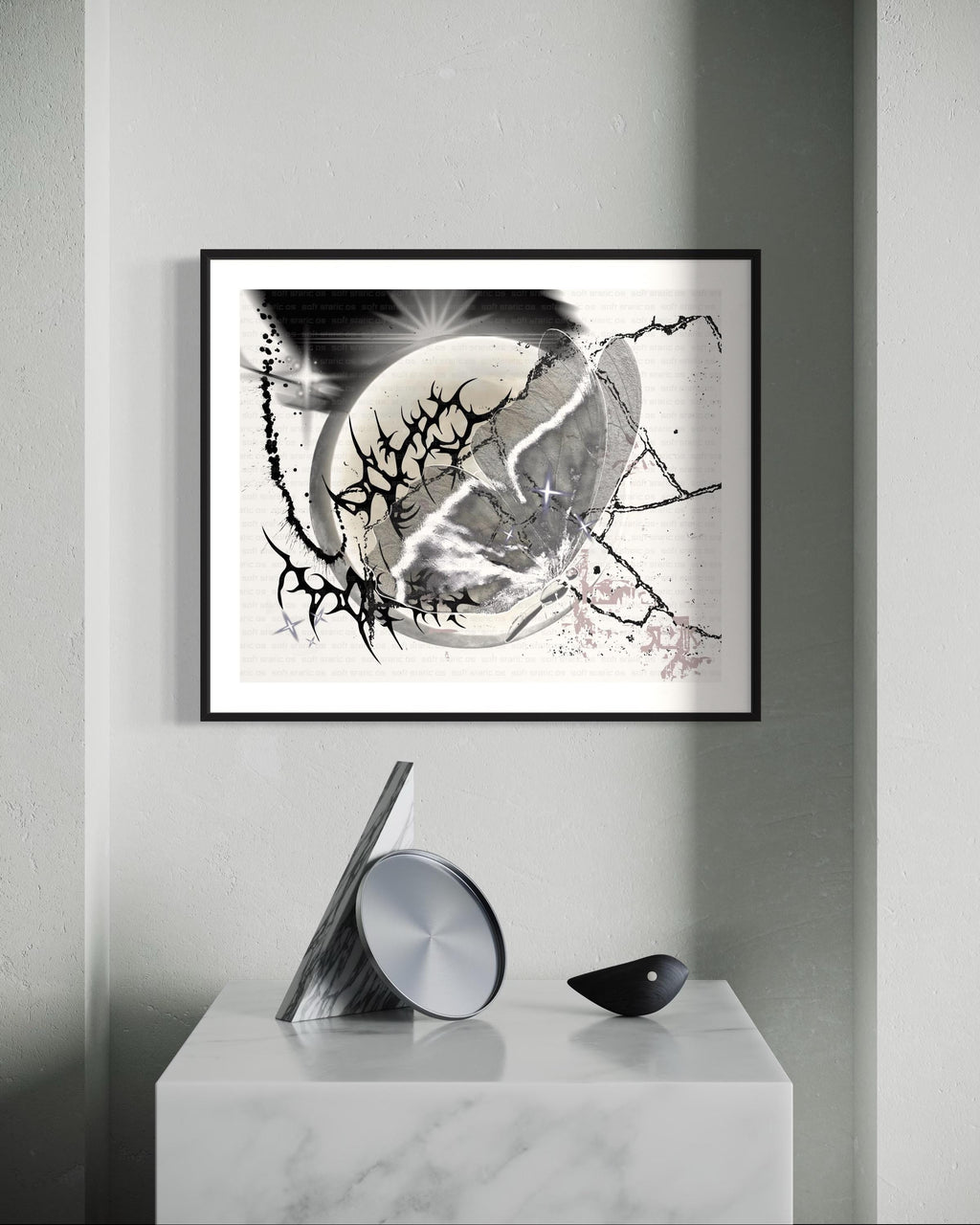Mystical Moon Abstract Art ♡ Instant Digital Wall Decor (Print-Ready!)