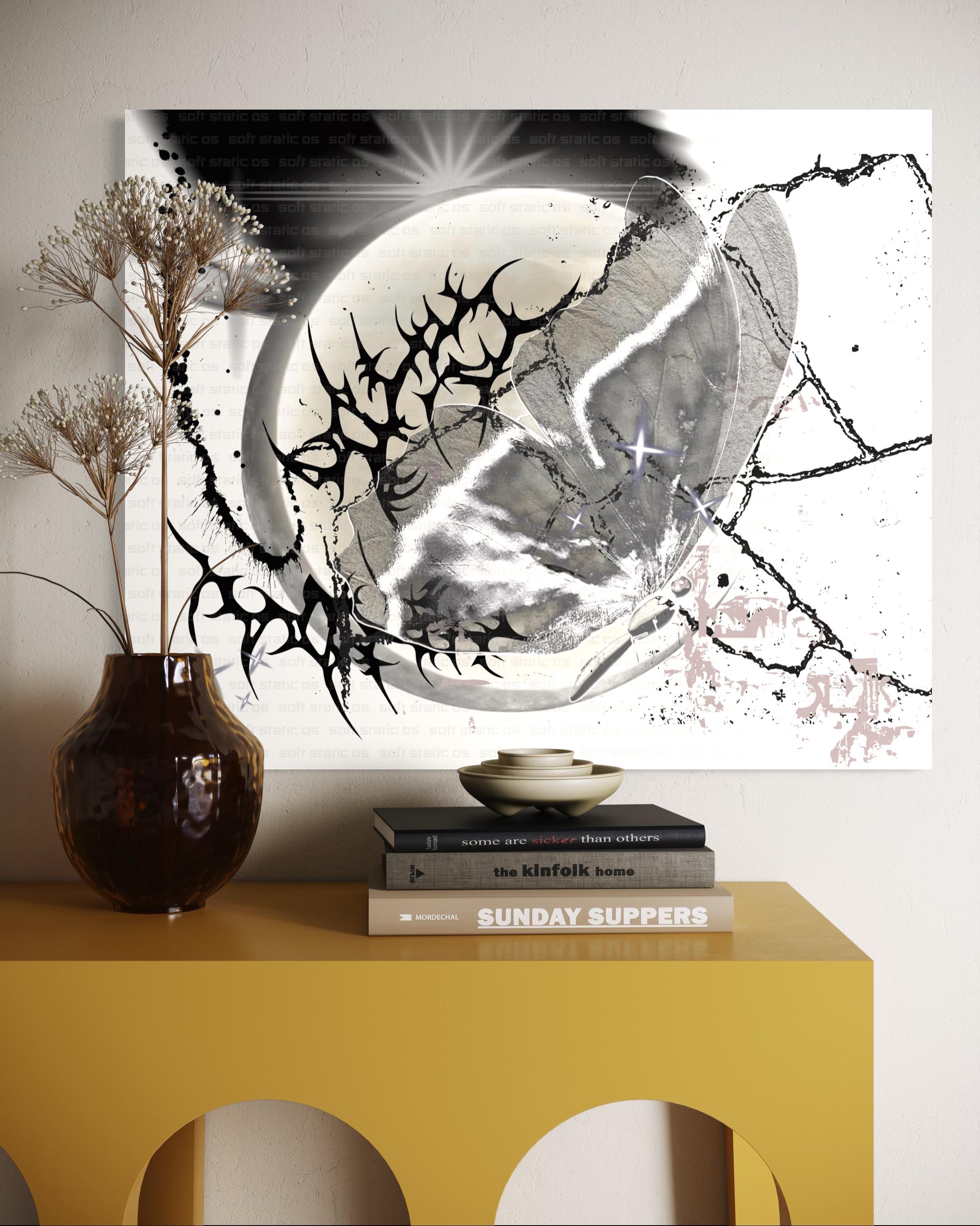 Mystical Moon Abstract Art ♡ Instant Digital Wall Decor (Print-Ready!)