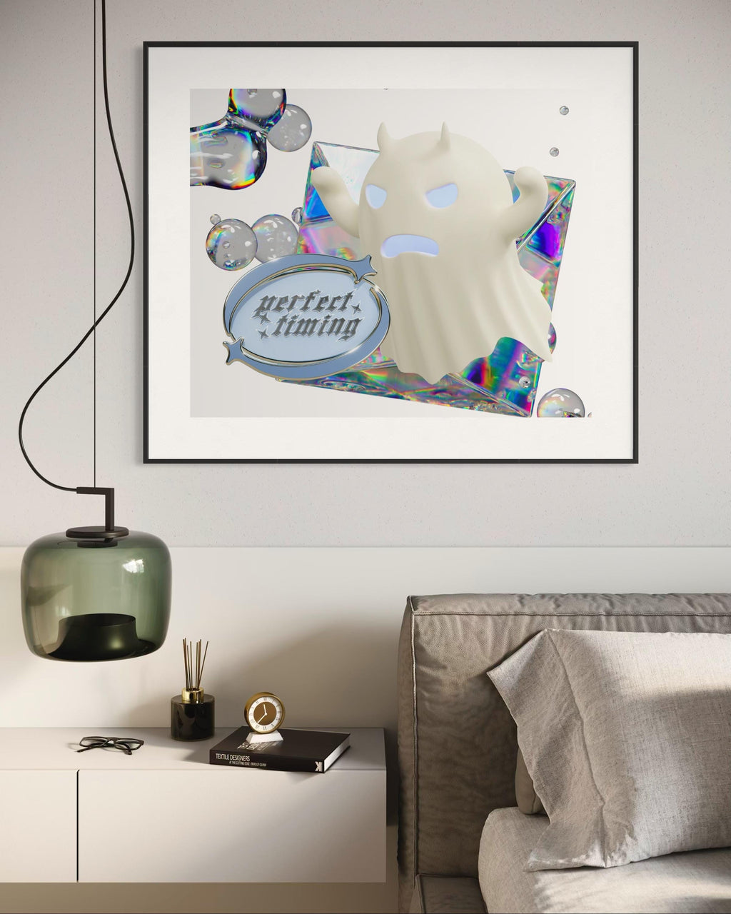 Iridescent Ghost Clip Art ♡ Trending Halloween PNG Instant Download