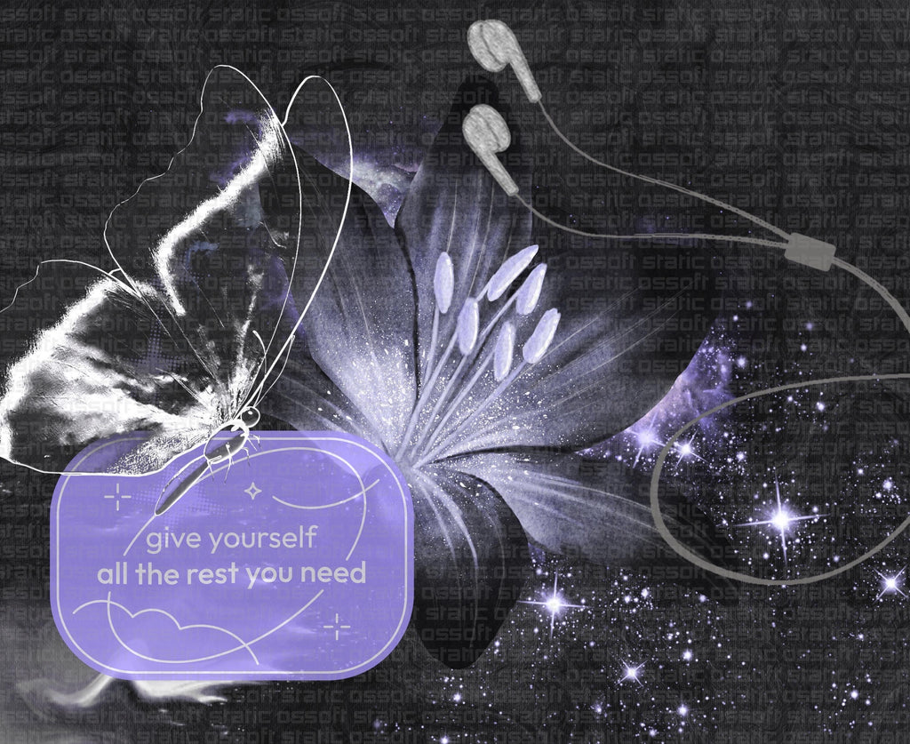 Cosmic Flower Digital Art | Instant Download Space Nature Print Ready | Commercial Use License