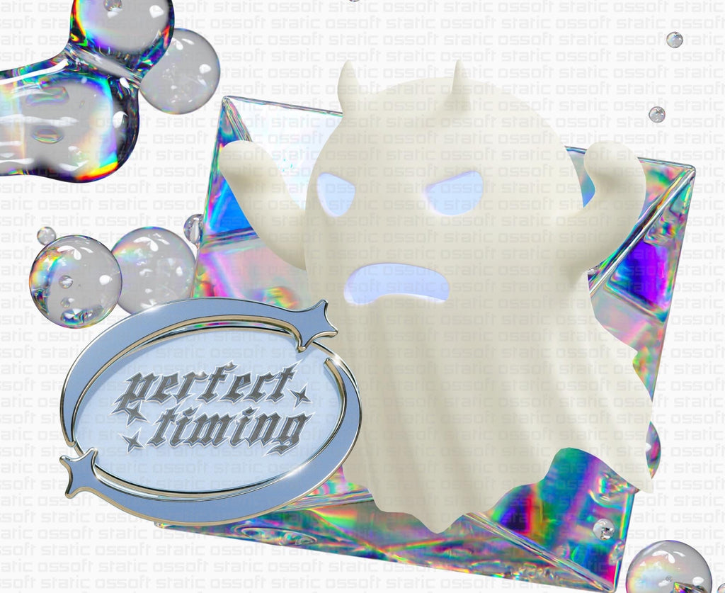 Iridescent Ghost Clip Art ♡ Trending Halloween PNG Instant Download