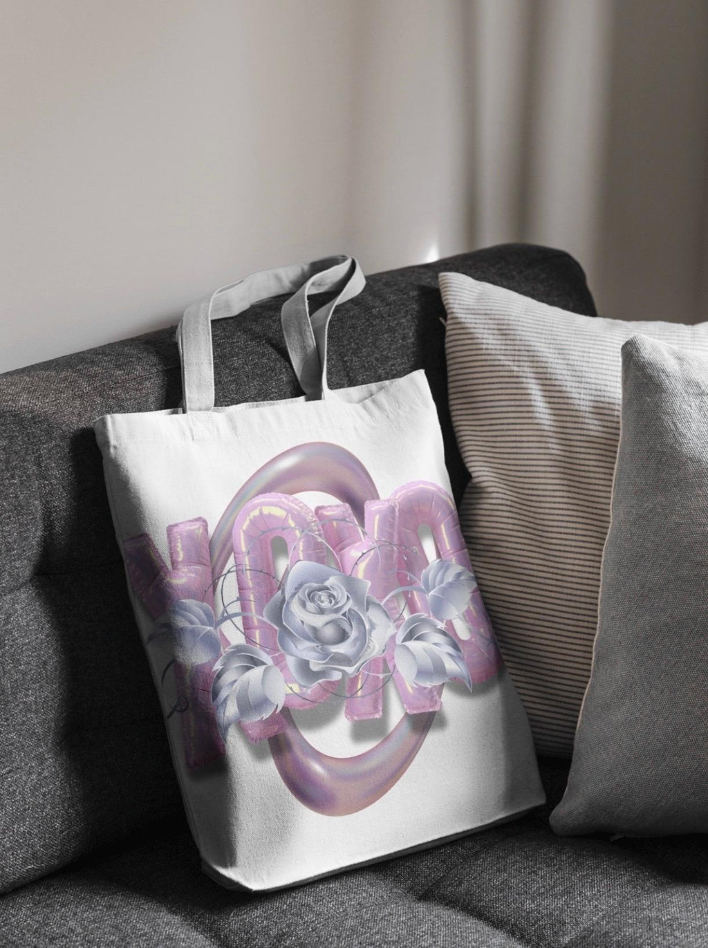 Iridescent XOXO Digital Wall Art | Metallic Rose Love Printable | Commercial Use License