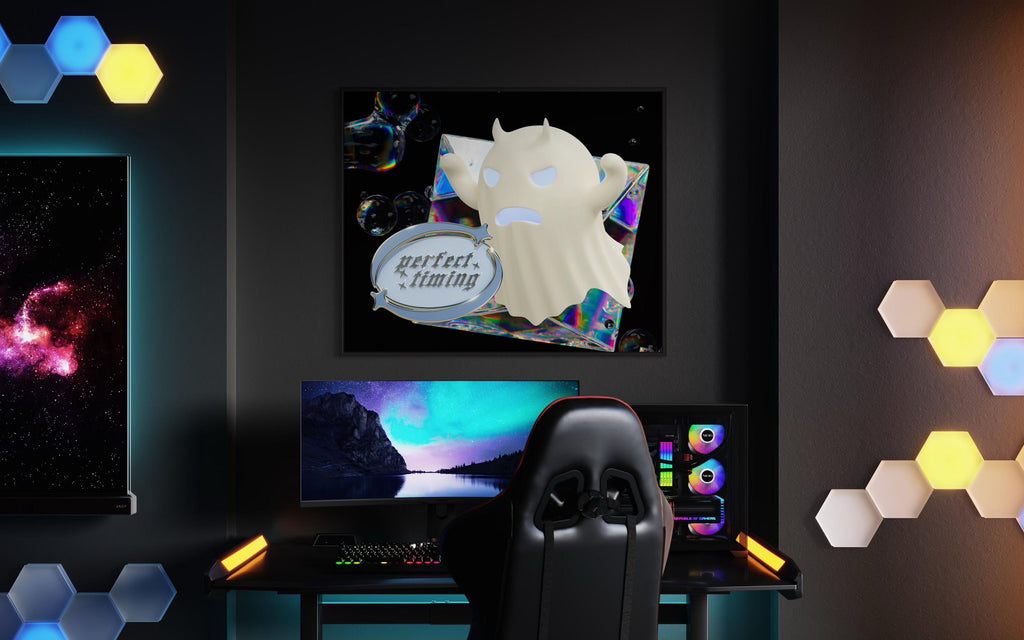 Iridescent Ghost Clip Art ♡ Trending Halloween PNG Instant Download