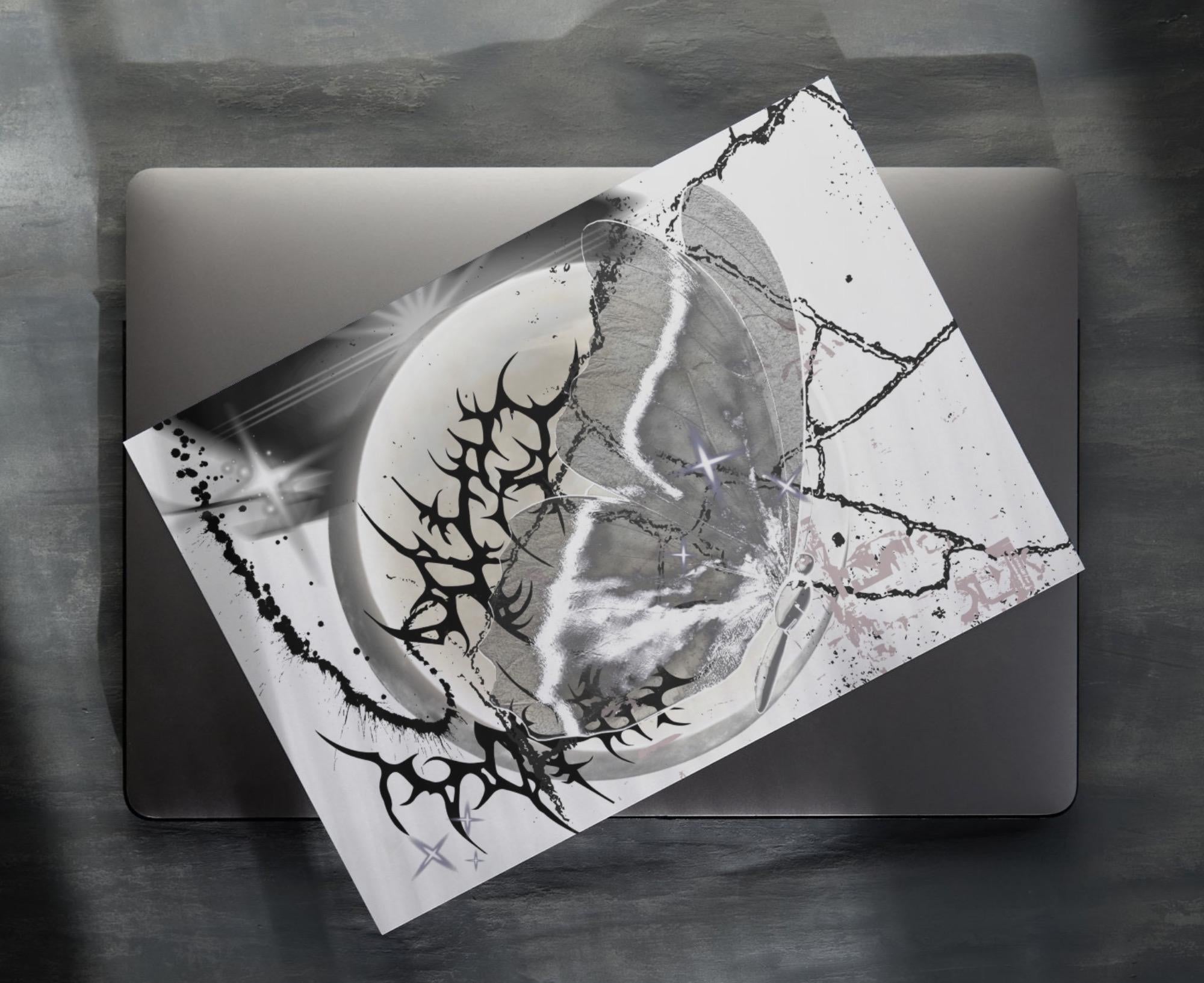 Mystical Moon Abstract Art ♡ Instant Digital Wall Decor (Print-Ready!)